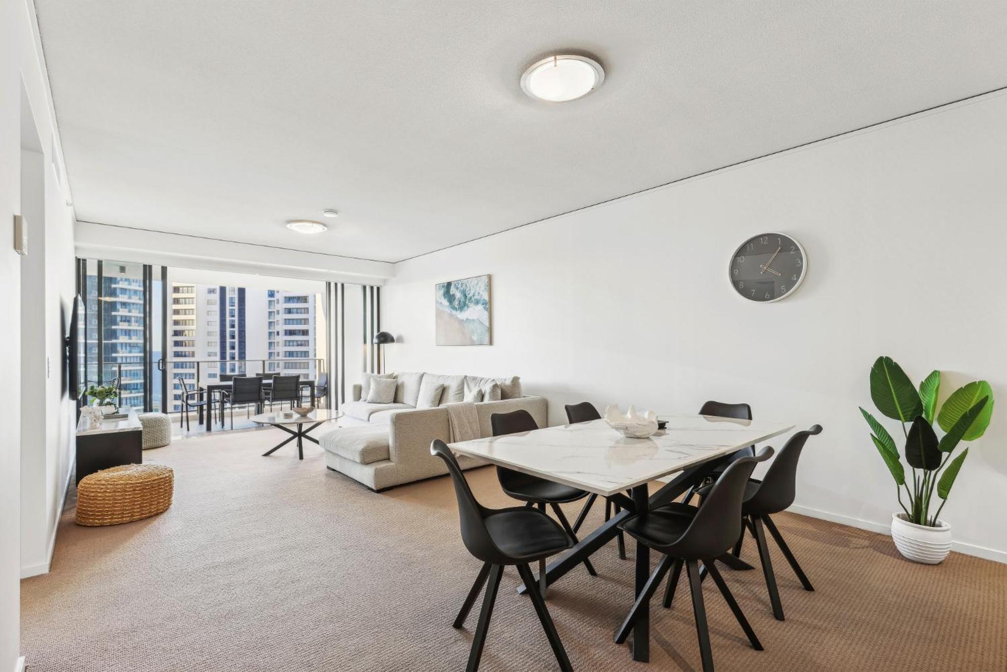 Ocean View 3-Bed With Gym, Pool, Sauna & Parking Gold Coast Eksteriør billede