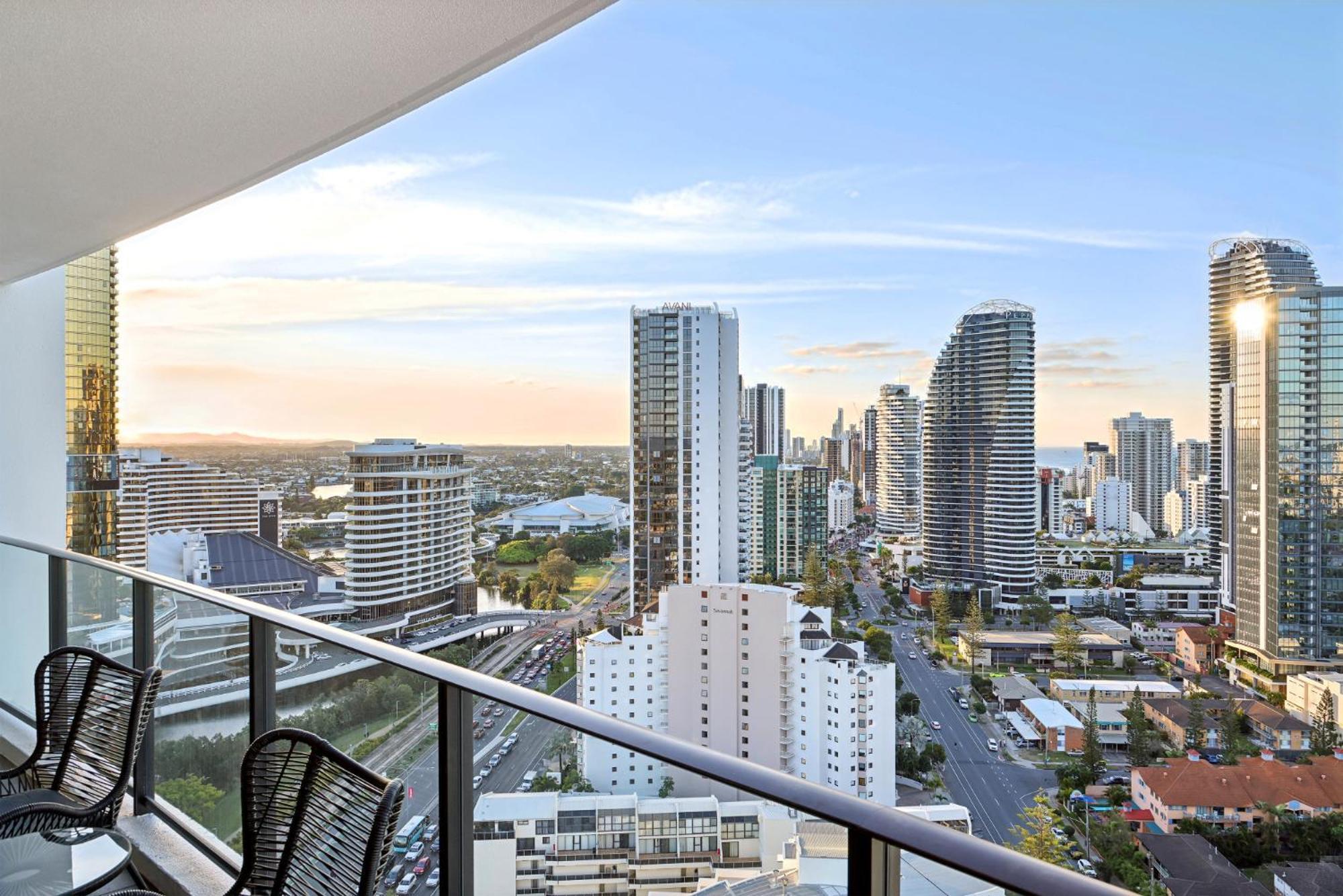 Ocean View 3-Bed With Gym, Pool, Sauna & Parking Gold Coast Eksteriør billede